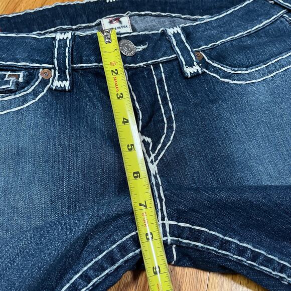 True Religion Billy Super T Thick Stitch Flap Pockets Y2K USA 32 Tag 34x32 - Picture 10 of 11